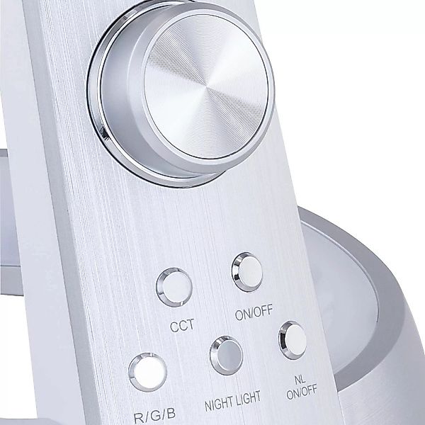 LED-Tischlampe Mitti mit USB-Anschluss silber/weiß günstig online kaufen