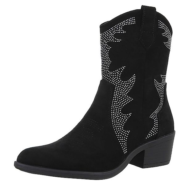 Ital-Design Damen Cowboyboots Western Westernstiefelette (88812590) günstig online kaufen