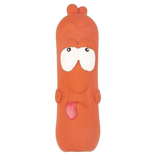 Flamingo Tierquietschie Hundespielzeug Latex Tipsy Wurst günstig online kaufen