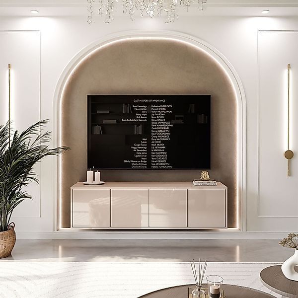 Lookway TV-Schrank SANAYI in Kaschmir TV-Lowboard günstig online kaufen