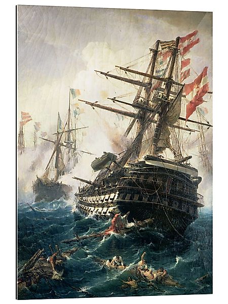 Posterlounge Wandbild Seeschlacht von Lissa, Constantin günstig online kaufen