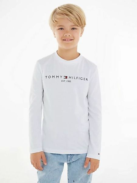 Tommy Hilfiger Langarmshirt U ESSENTIAL TEE L/S mit Logodruck günstig online kaufen