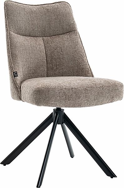 Home affaire Drehstuhl "Corda" (Set) 2 Stk. Boucle tolle Optik günstig online kaufen