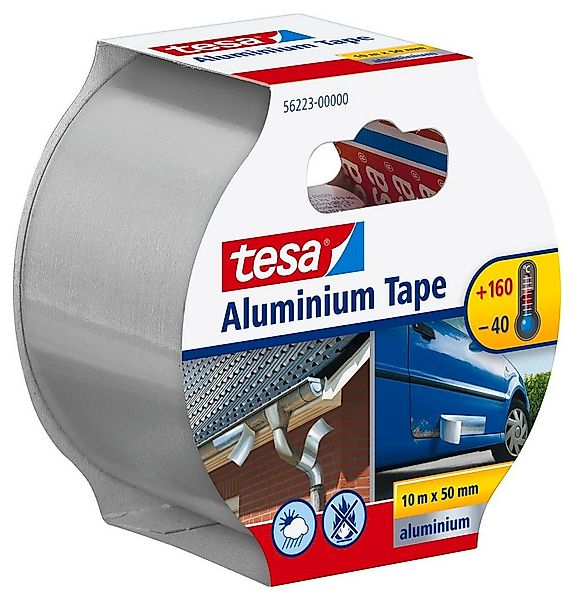 tesa Klebeband Aluklebeband Aluminium Tape - extra starkes Alu-Tape - 10 m günstig online kaufen