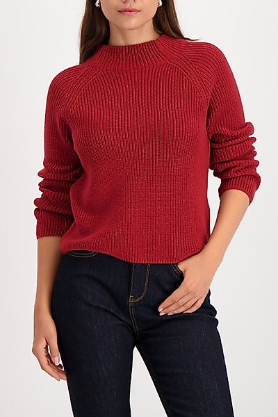 Monari Strickpullover Regular fit mit Rundhalsausschnitt günstig online kaufen