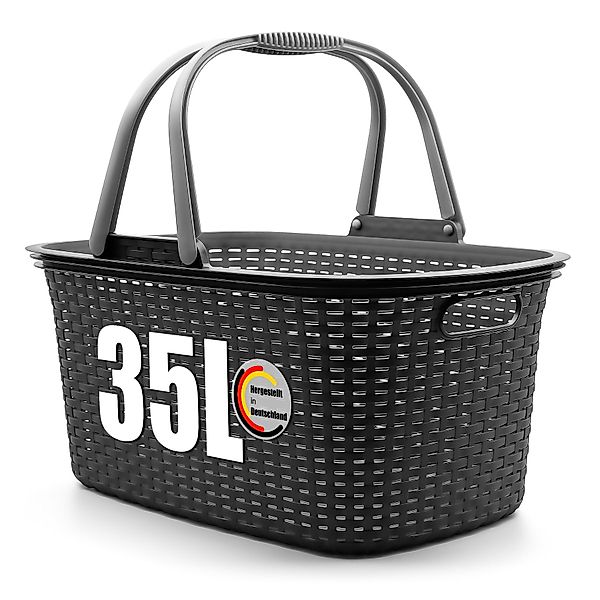 BigDean Wäschekorb Wäschesammler mit Henkel 35L günstig online kaufen