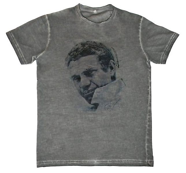 Sidney Maurer T-Shirt "Steve McQueen" (Stück, 1-tlg., Stück) mit Frontprint günstig online kaufen