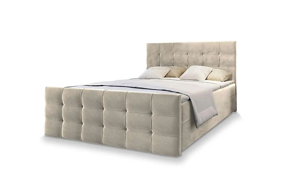 MASSENO Boxbett mit Bettkasten Amon ¦ beige ¦ Maße (cm): B: 140 H: 98 Bette günstig online kaufen
