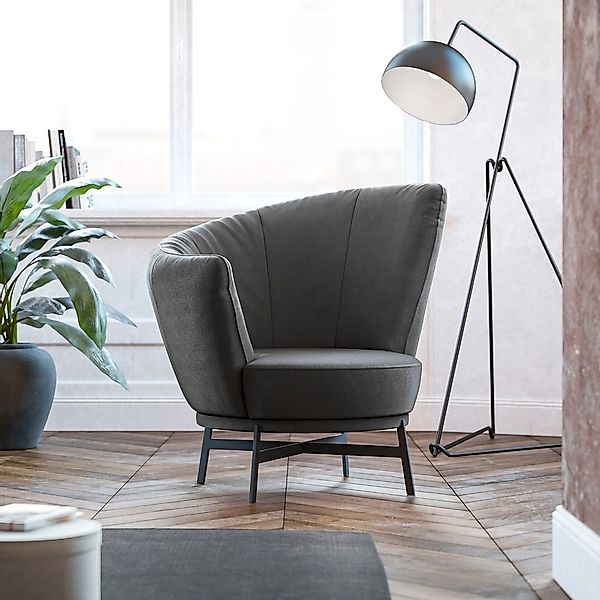 Musterring Drehsessel »Kleo« mit Drehfunktion um 360°, inkl. Nierenkissen, günstig online kaufen