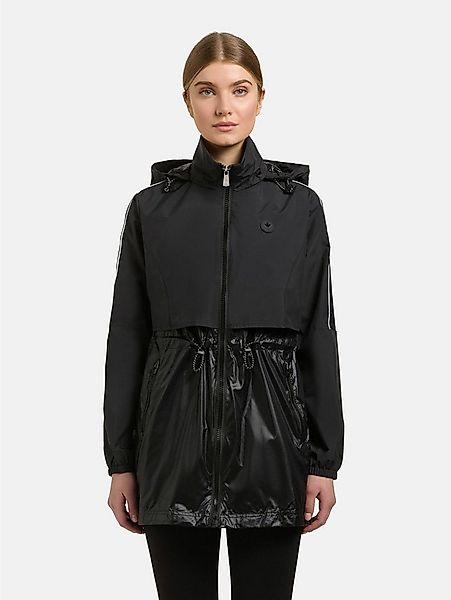 khujo Funktionsmantel Izza (1-tlg) Übergangsmantel mit verstaubarer Kapuze günstig online kaufen