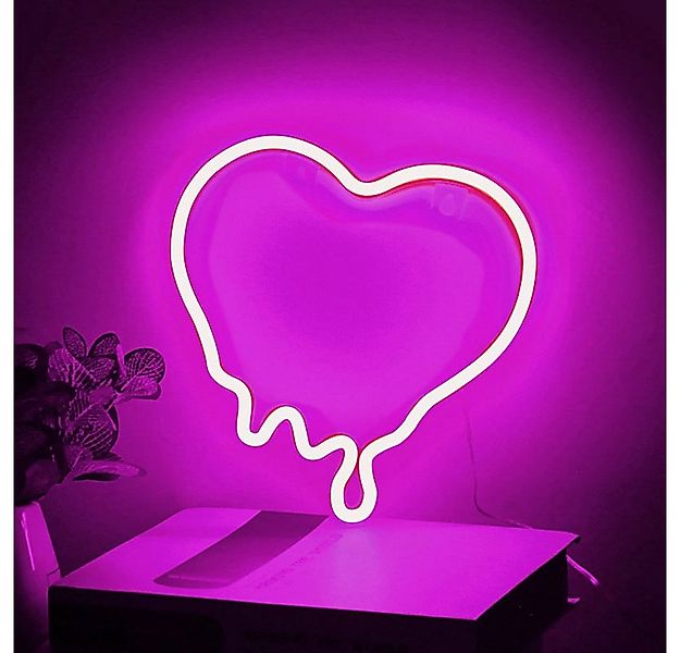 Rosnek LED Dekolicht Schmetterling/Kirsche/Herz, für Schlafzimmer Weihnacht günstig online kaufen