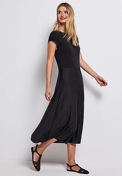 STREET ONE Midikleid mit Plissée-Rock günstig online kaufen