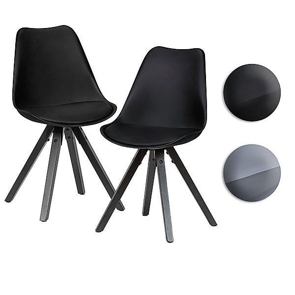 FINEBUY Esszimmerstuhl SuVa22299_1 (2er Set Retro günstig online kaufen