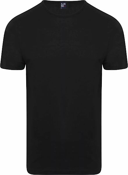 Alan Red Derby O-Ausschnitt T-Shirt Black (2er-Pack) - Größe 3XL günstig online kaufen