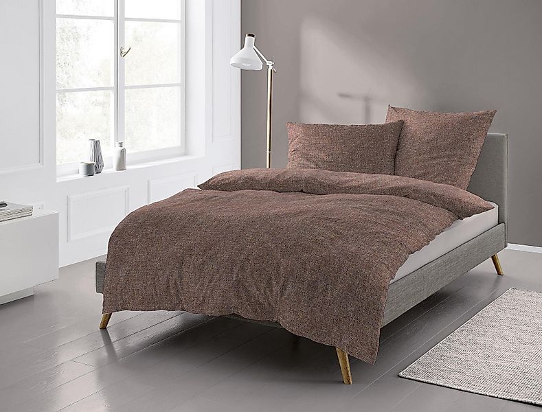 Irisette Bettwäsche Mink 8835, Biber, 3 günstig online kaufen