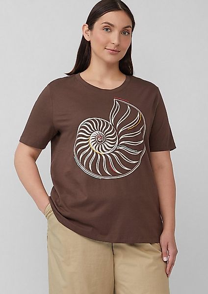 s.Oliver Kurzarmshirt T-Shirt Jersey-T-Shirt mit Artwork günstig online kaufen