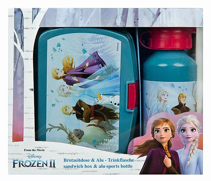 Disney Frozen 2 / Die Eiskönigin 2 - Geschenkset Mit Brotdose Und Aluflasch günstig online kaufen