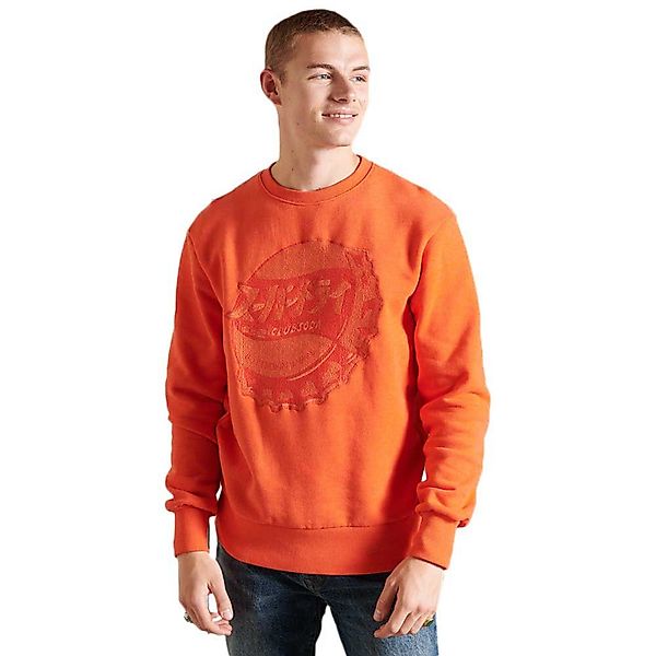Superdry Workwear Pullover M Bold Orange Marl günstig online kaufen