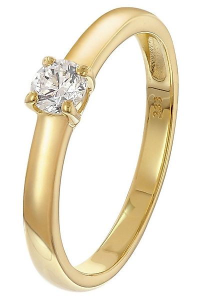 Glizz Solitärring Damenring Mit Lab Grown Diamant 0,25 ct. Gold 333 Brillan günstig online kaufen