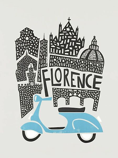 Poster / Leinwandbild - Florence Cityscape günstig online kaufen