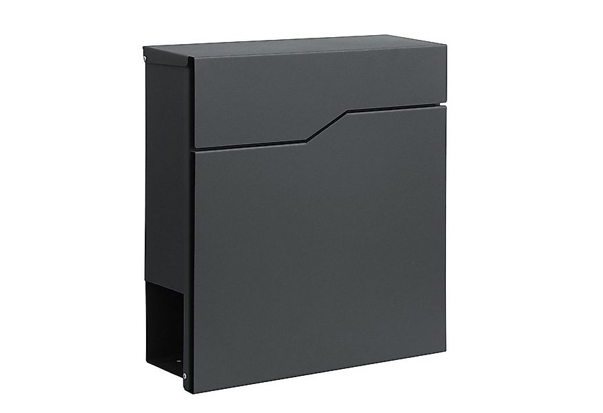 Kubus Wandbriefkasten Marcel, Langlebiger Metallbriefkasten mit integrierte günstig online kaufen