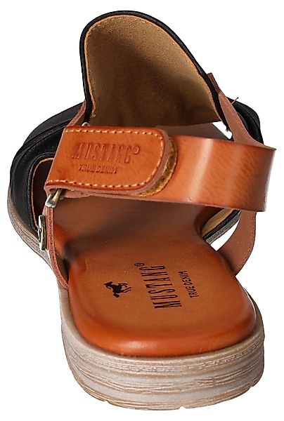 Mustang Shoes Riemchensandale, Sommerschuh, Sandalette, Blockabsatz, günstig online kaufen