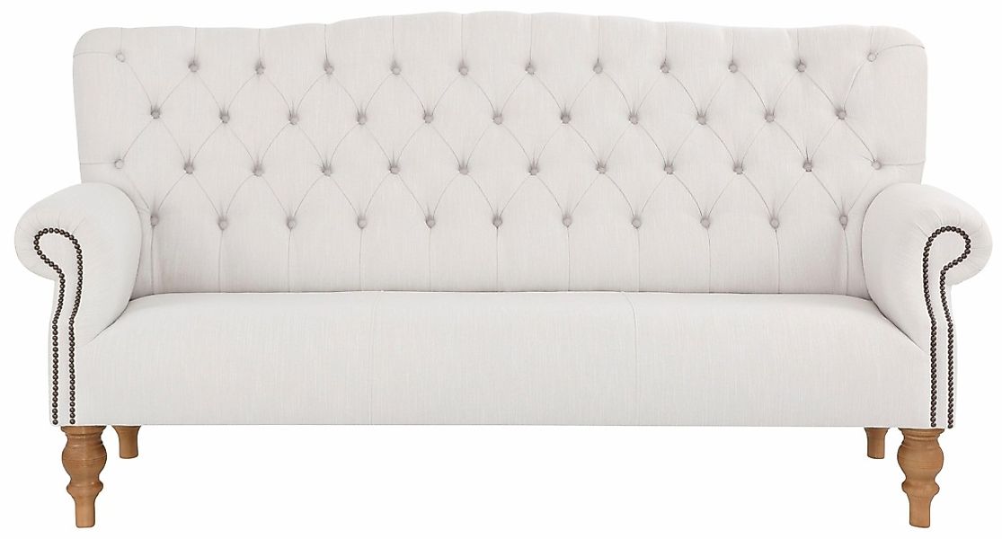 Home affaire Chesterfield-Sofa "Lord", mit echter Chesterfield-Knopfheftung günstig online kaufen