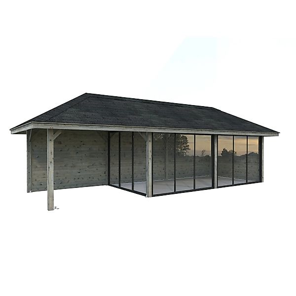 Palmako Pavillon Bianca Set217 Slide Grau Tauchgrundiert 876 cm x 300 cm FS günstig online kaufen