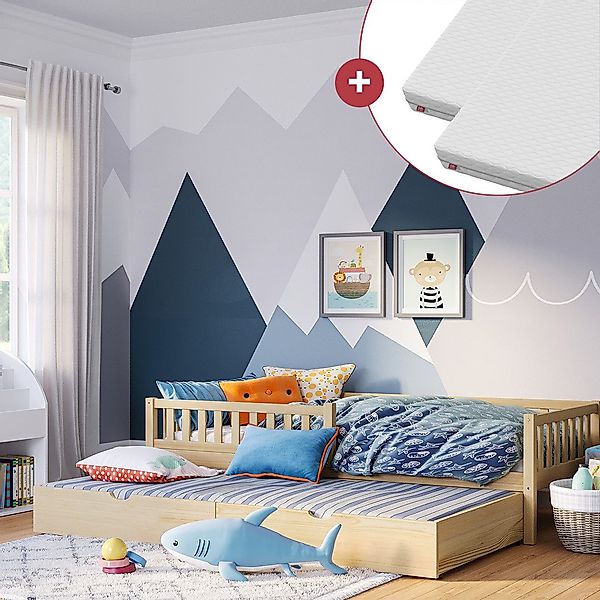 Bellabino Kinderbett Vils (Bett 90x200 cm günstig online kaufen
