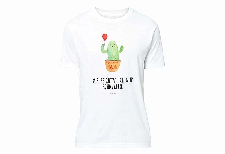 Mr. & Mrs. Panda T-Shirt Kaktus Luftballon - Weiß - Geschenk, Geburstag, Fr günstig online kaufen