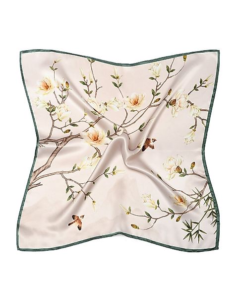 MayTree Seidentuch quadratisch,Magnolie 53x53 cm, Nickituch, günstig online kaufen