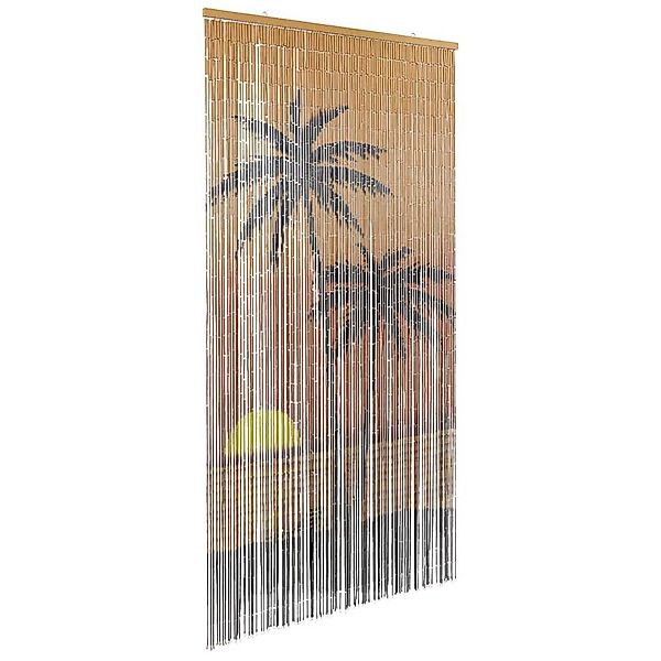 vidaXL Insektenschutz-Vorhang Insekten-Türvorhang Palmendruck 90x220 cm günstig online kaufen