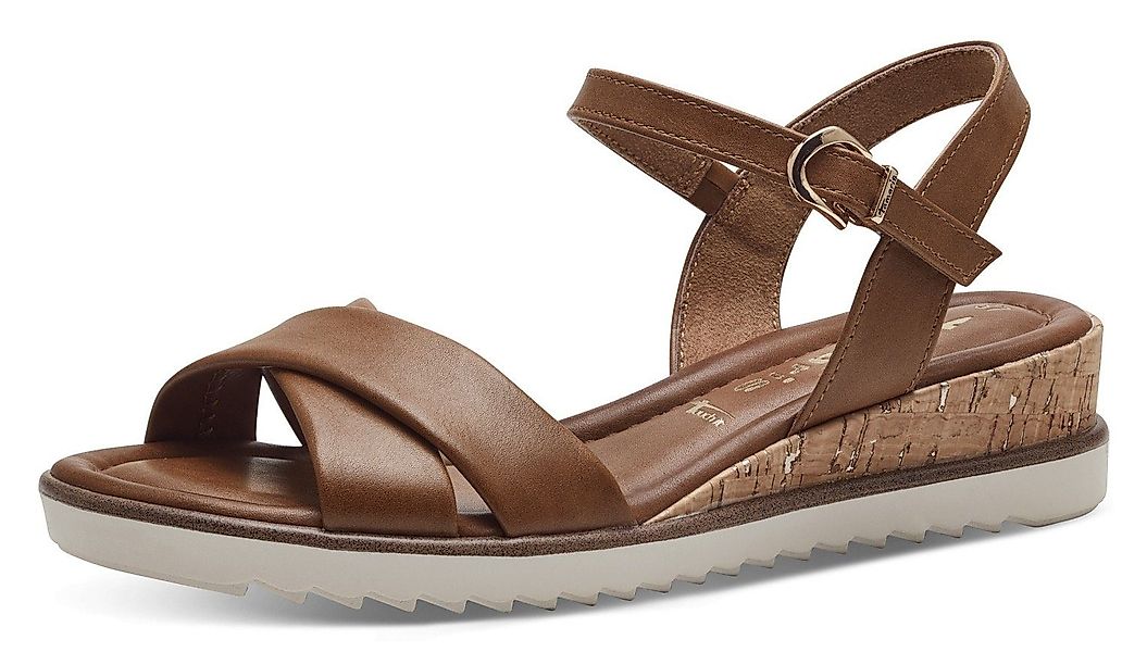 Tamaris Sandalette, Keilabsatz, Sommerschuh, Riemchensandale mit günstig online kaufen