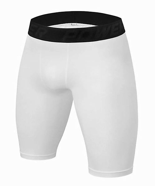 TCA Funktionsshorts PowerLayer Herren Kompressionsshorts - Weiße Kurz Hose günstig online kaufen