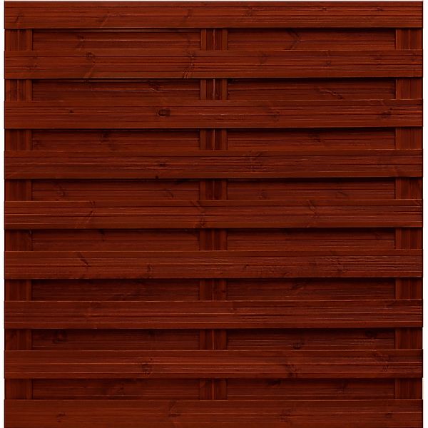 Sichtschutzzaun-Element Goch Braun,asiert 180 cm x 180 cm günstig online kaufen