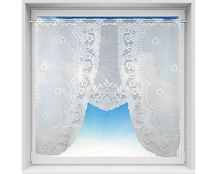 Arsvita Vorhang (1 St), Stangendurchzug, halbtransparent, Bistrogardine in günstig online kaufen