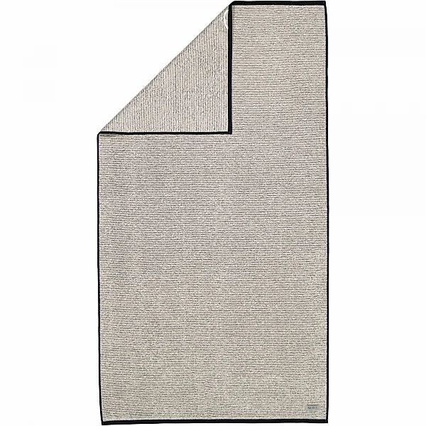 Möve Handtücher Eden Querrippe - Farbe: nature/black - 081 - Duschtuch 80x1 günstig online kaufen
