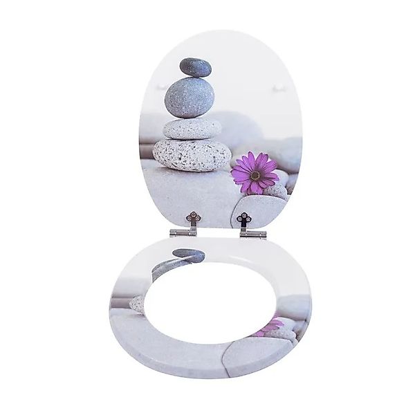 SINOBATH WC Sitz Mit Absenkautomatik MDF Holzkern H132 günstig online kaufen