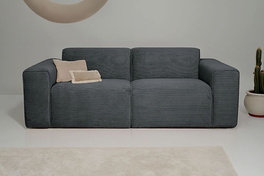 OTTO home 2-Sitzer "Clayton Kompaktsofa Breite 202 cm" in einem trendigen C günstig online kaufen