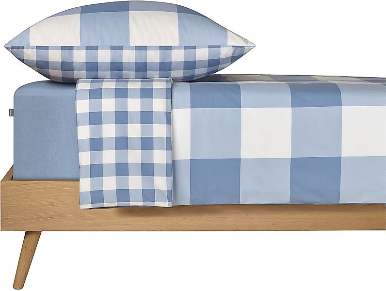 Schiesser Wendebettwäsche "Melvin aus weicher Baumwolle mit Karos" 2 Stk. t günstig online kaufen
