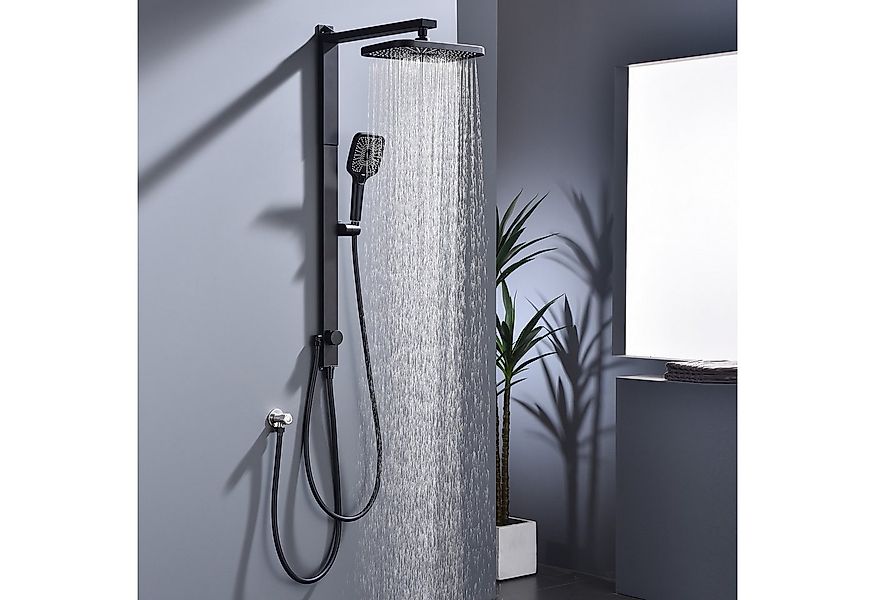 HOMELODY Duschsystem Regendusche Duschsystem ohne Armatur, Handbrause mit 3 günstig online kaufen