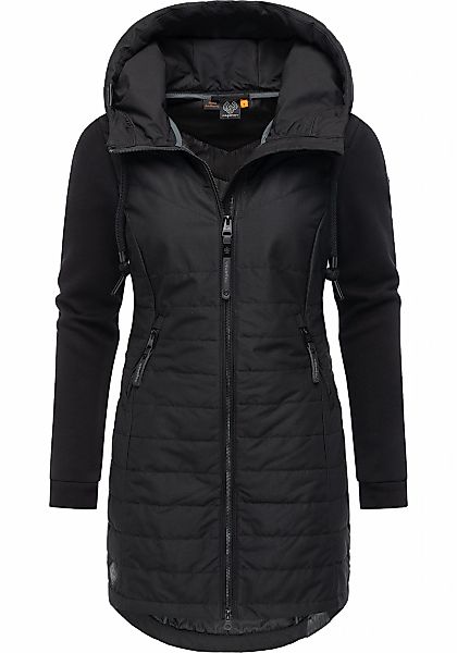 Ragwear Steppmantel "Lucinda Long", Mantel aus modernem Materialmix mit Kap günstig online kaufen