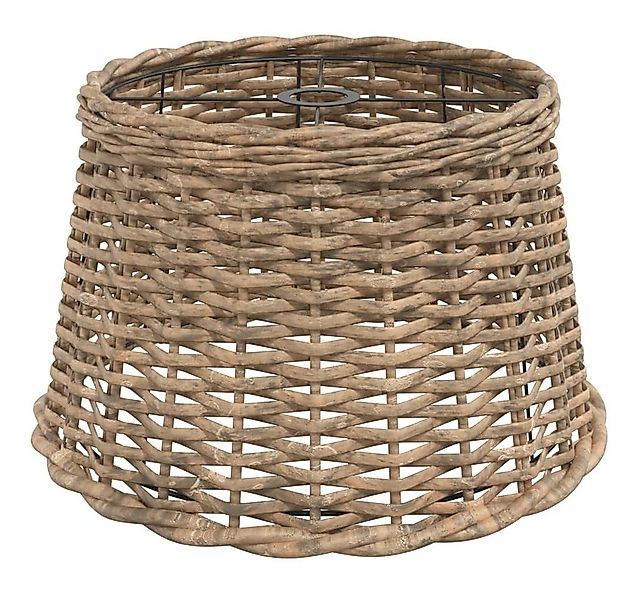 vidaXL Lampenschirm Lampenschirm Braun Ø45x28 cm Korbweide günstig online kaufen