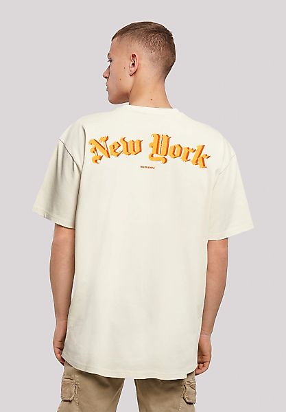 F4NT4STIC "New York Orange OVERSIZE TEE" Print günstig online kaufen