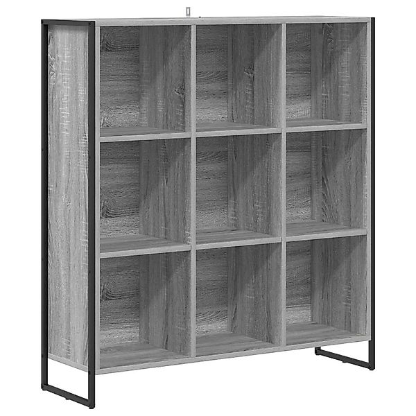 vidaXL Bücherregal Graues Sonoma 99,5 x 30 x 108,5 cm Holzwerkstoff 886525 günstig online kaufen