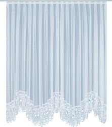 Wirth Gardine "Elena" Faltenband 1 Stk. tlg. veredelt mit echter Plauener S günstig online kaufen