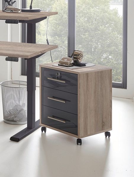 BMG Möbel Rollcontainer Tabor, Lackierte Hochglanzfronten/ günstig online kaufen