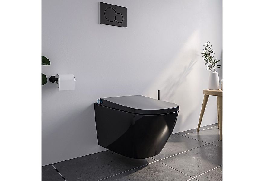 Bernstein Dusch-WC Dusch-WC PRO+ 1104, Eckig, spülrandlos, Fernbedienung, T günstig online kaufen