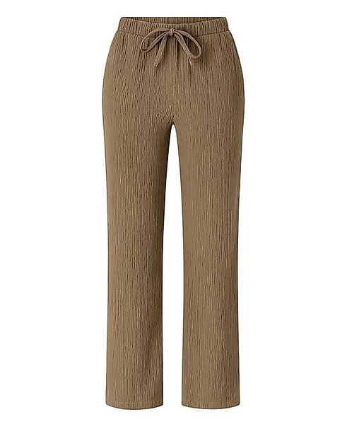 fashionshowcase Palazzohose Damen Sommerhose Crinkle Marlene-Hose mit weite günstig online kaufen