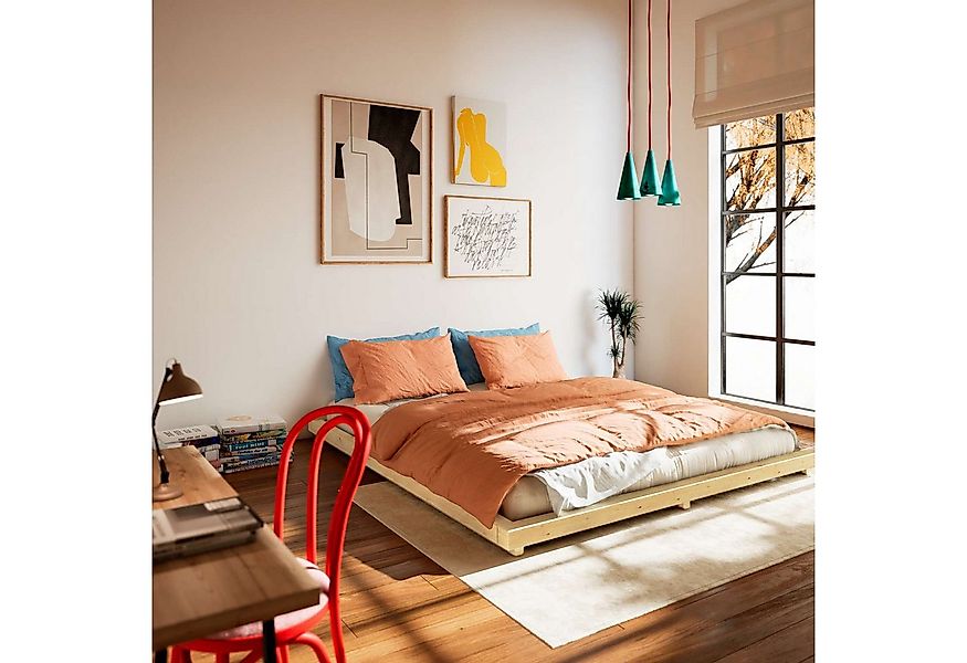 Karup Design Bettgestell FSC® Massivholz Futonbett, excl. Matratze, mit Lat günstig online kaufen